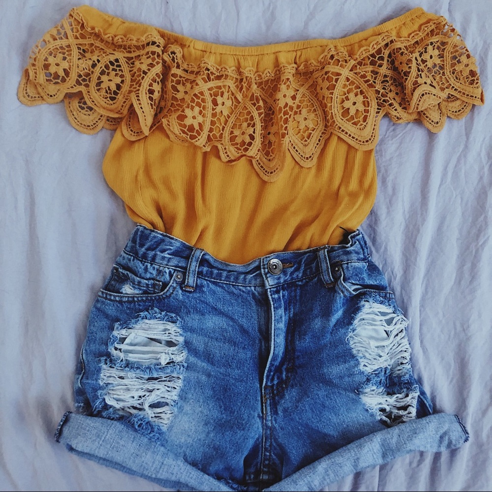 Off the shoulder top